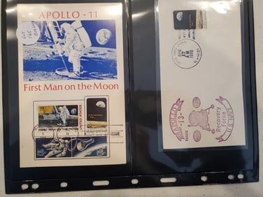 Appollo 11 and Apollo 13 First Day of Issues-AND Apollo 13 Splash Down Kennedy Space Center