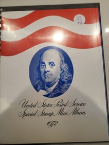 1972 Commemorative Mint Set and 1904 Cancelled Stamps on Envelopes