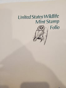U.S. Wildlife Mint Stamp Folio - Very Good Condition