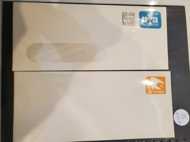 Multiple U.S. Postal Service Stationery Mint-Very Good Condition Envelopes