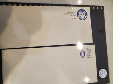 U.S. Postal Envelopes- Mint Condition AND 1981 Philatokyo Postal Card