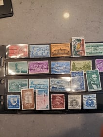 Grouping of 3 cent, 4 cent Used Stamps