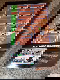 Summer Olympics 36"x24" Poster #946 - Very Rare 15 Cent Enhanced Block of 4 pictured