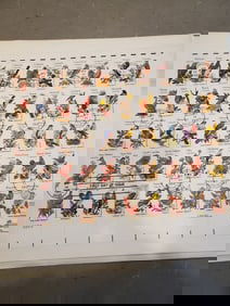 First Day of Issue Envelope- Washington DC Full SHEET- Scott #'s 1953-2002 Attached Set of Singles