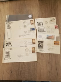 U.S. 1950's First Day of Issue Envelopes and Post Card