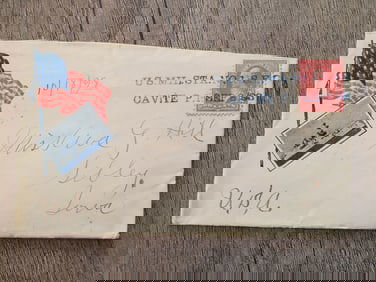2 Cent Washinton on Envelope 1890-1893 Bank Note Issues