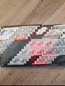 U.S. Commemorative Pairs and Blocks of 8's - Mint Condition