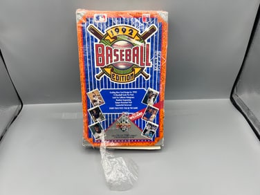 1992 Upper Deck Baseball Unopened Box - Wrapper Torn