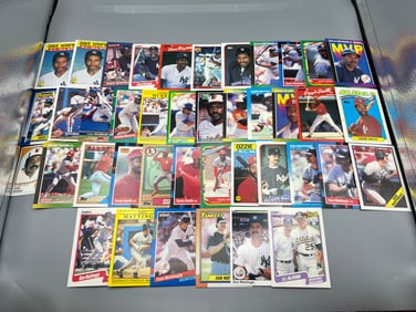 Lot of (40+) Assorted Baseball Star Player Cards - Varying Conditions