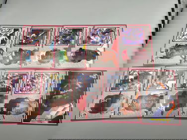 Lot of (9) 1983 & 1984 Donruss Action All Stars Baseball Star Player Cards - Varying Conditions