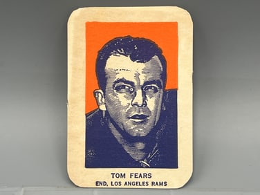 1952 Wheaties Tom Fears Hand Cut
