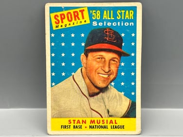 1958 Topps Stan Musial All Star #476