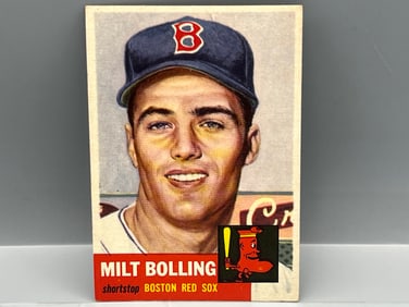 1953 Topps Milt Bolling RC High Number #280