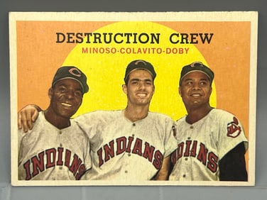 1959 Topps Destruction Crew Minoso/Colavito/Doby #166