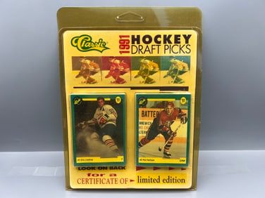 1991 Classic Hockey Draft Picks Sealed Limited Edition Hanger Set #/175,000