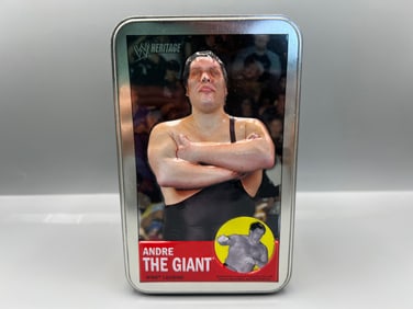 2006 Topps Heritage WWE Andre The Giant Tin W/ Cards Inside
