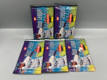 Lot of (5) 1994 Classic Minor League Baseball Unopened Wax Packs