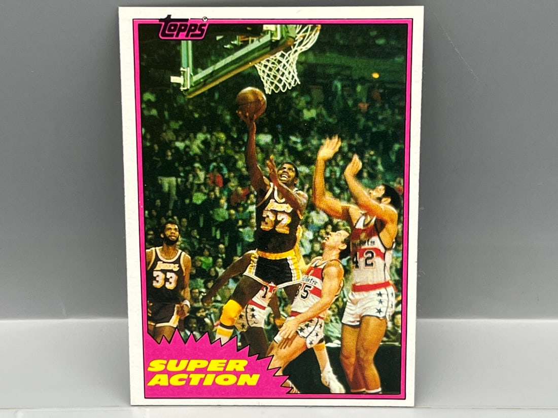 1981 Topps Magic Johnson Super Action 2nd Year #109 (1 of 2)