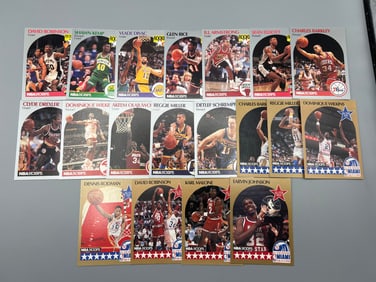 Lot of (19) Assorted 1990s Basketball Cards W/ Many RCs - Varying Conditions