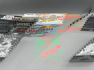 Lot of (4) Assorted 80s & 90s Baseball Sealed Mini Sets