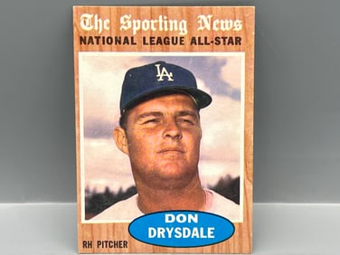 1962 Topps Don Drysdale All Star #398
