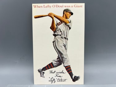 1960s Era Lefty O'Doul When Lefty O'Doul was a Giant Postcard
