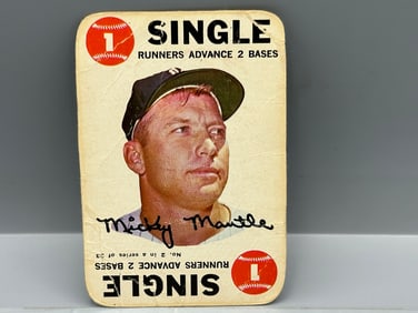 1968 Topps Game Mickey Mantle #2