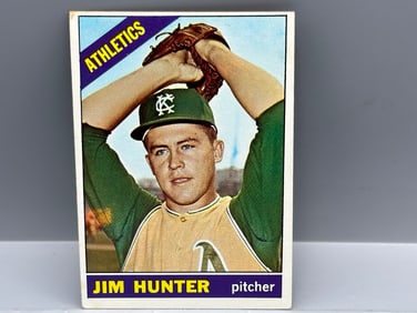 1966 Topps Catfish Hunter #36 - 2nd Year Card