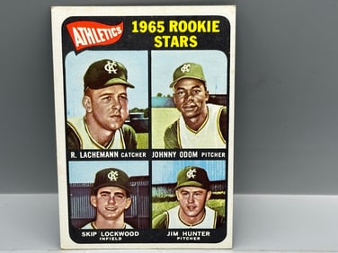 1965 Topps Catfish Hunter RC #526 Short Print