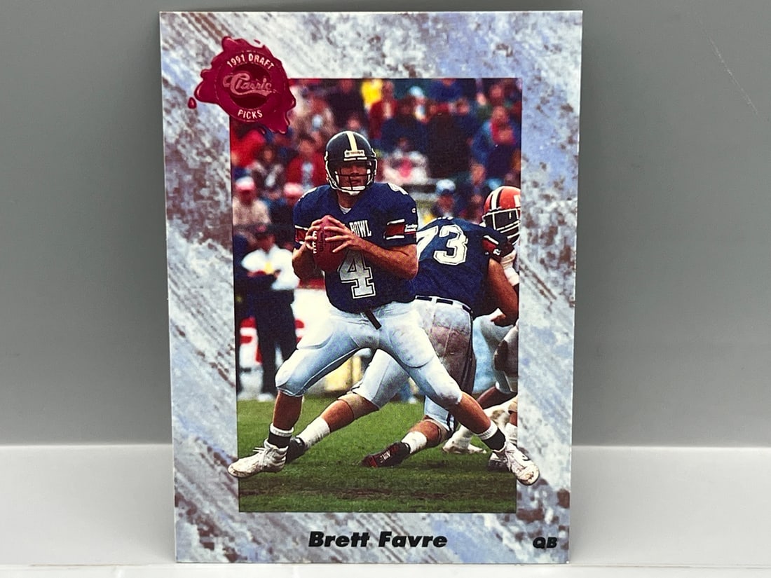 1991 Classic Draft Picks Brett Favre RC #129 (1 of 2)