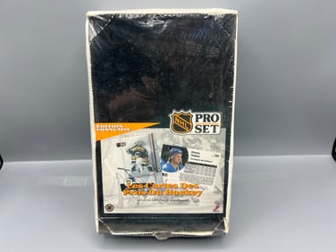 1991-92 Pro Set Hockey French Edition Sealed Wax Box