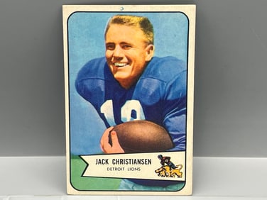 1954 Bowman Jack Christiansen #100