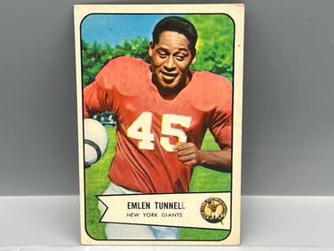 1954 Bowman Emlen Tunnell #102