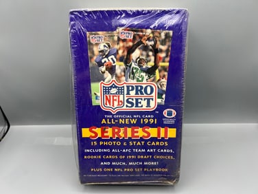 1991 Pro Set Series 2 Football Sealed Wax Box