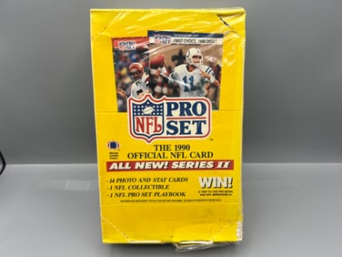 1990 Pro Set Series 2 Football Sealed Wax Box