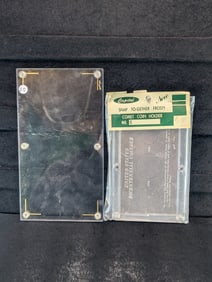 2- New Vintage Plastic Holders; Large Size Note and 1976 3 Piece Proof Set