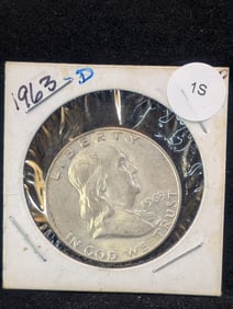 1963-D Franklin Half Dollar