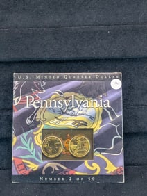1999 P&D U.S. Mint Pennsylvania State Quarter Set