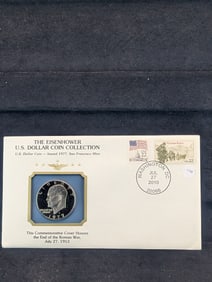 1977-S Eisenhower Korean War Commemorative Cover