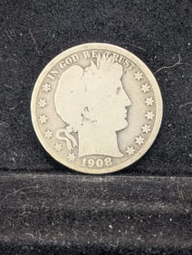 1908-O Barber Half Dollar