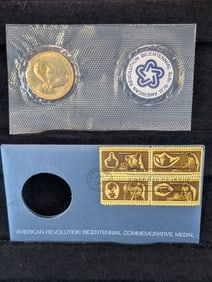 George Washington American Revolution Bicentennial Medal First Day Cover