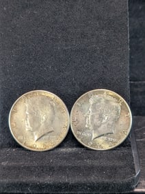 1964 P & D Kennedy Half Dollars. 90% Silver.