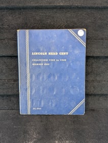 1909-1940 Lincoln Head Wheat Cents 72-Coin Starter Set In Whitman Folder. Missing S-VDB, 09-S Thru