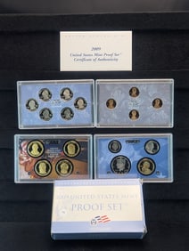 2009-S U.S. Mint Proof Set. 18 Coins.