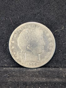 1908-S Barber Half Dollar