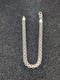 7" .925 Chain Link Bracelet. 3.7 grams