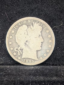 1895 Barber Half Dollar
