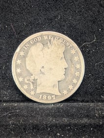 1897 Barber Half Dollar. Better Date.