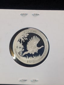 2015-S 90% Silver Proof ATB Quarter Kistatchie National Forest (LA)