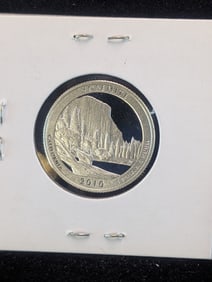 2010-S 90% Silver Proof ATB Quarter Yosemite National Park (CA)